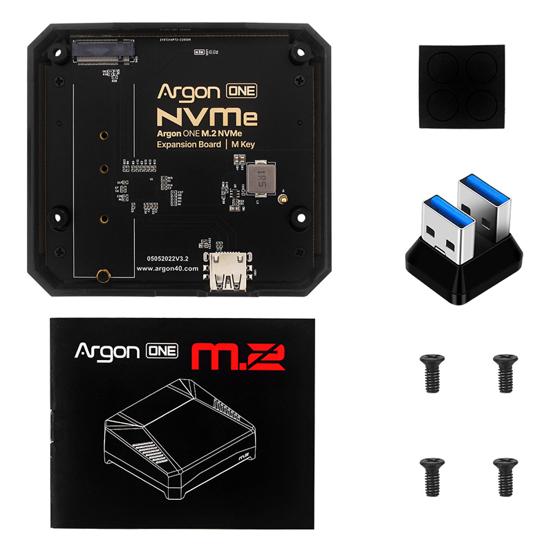 Argon One V3 M.2 Nvme Case - Argon-ONE M.2 라즈베리 파이 4 확장