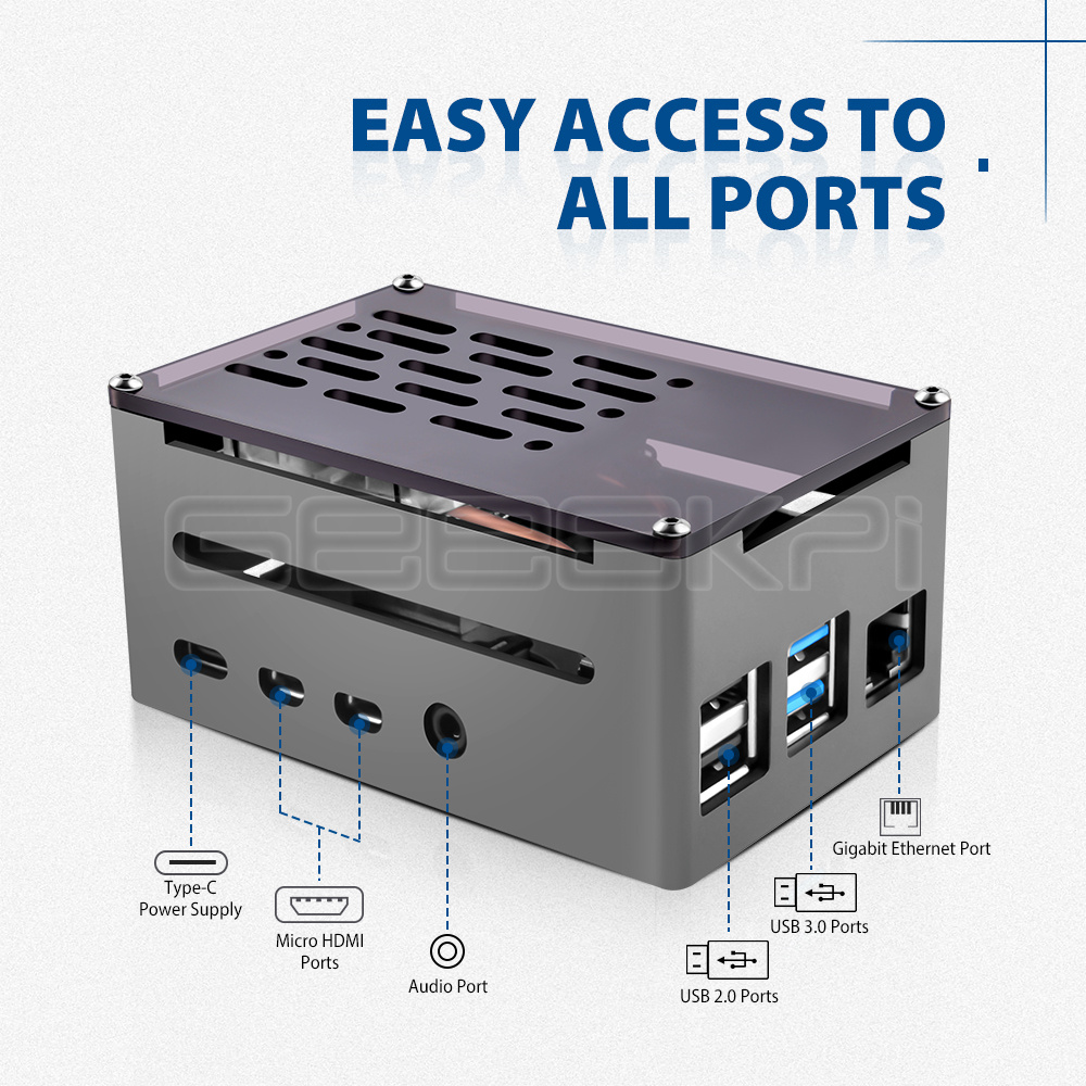 GeeekPi 알루미늄 브릭 케이스 블랙 쉘(라즈베리  - Argon One V3 M.2 Nvme Case 리뷰 및 가격