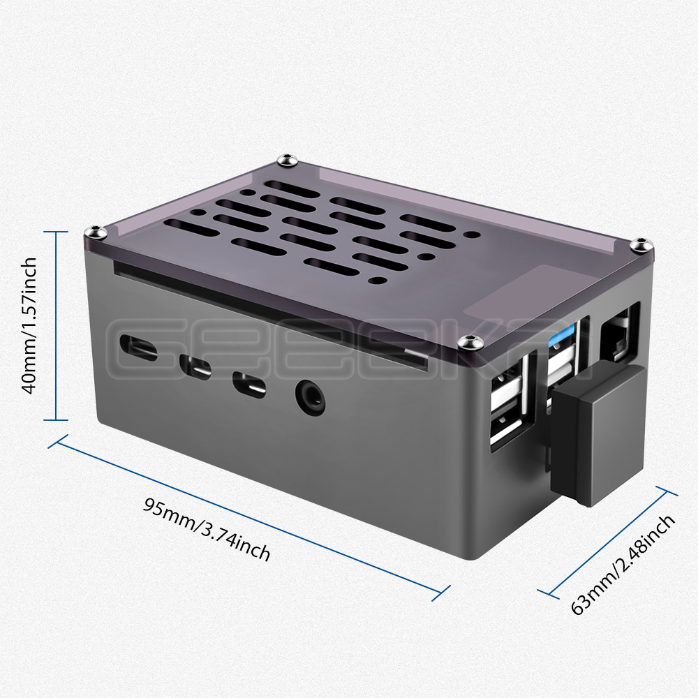 GeeekPi 알루미늄 벽돌 케이스 M.2 SATA S - Argon One V3 M.2 Nvme Case 리뷰 및 가격